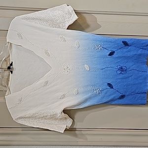 Faust Vintage beaded blouse size M (smaller than usual)